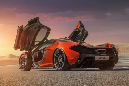 Siêu xe McLaren P1 nơi miền nắng gió - 5 Xe McLaren P1 có tốc độ cực đại 350 km/h